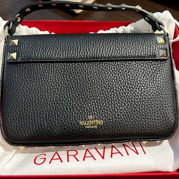 Valentino Garavani - NEW IN BOX Stud-detail leather shoulder bag - Picture 6 of 10